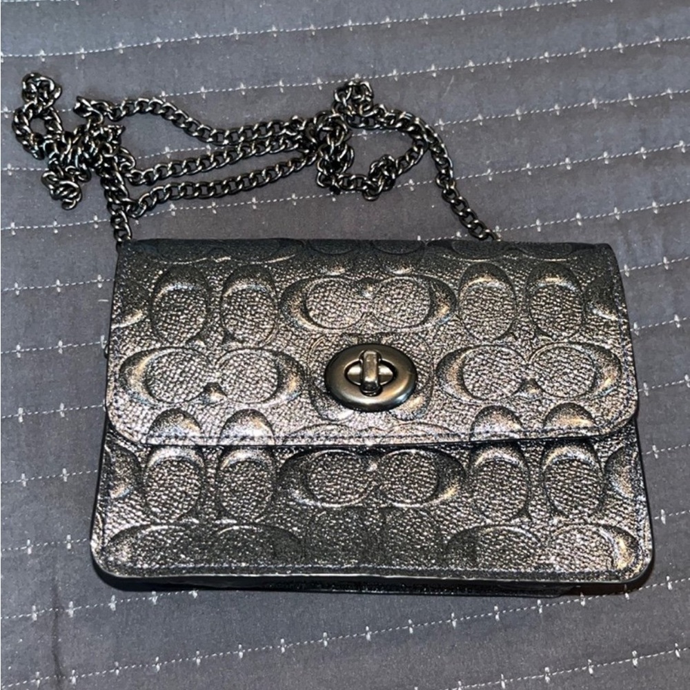Silver Coach Women's Bag